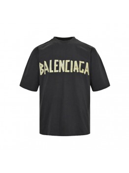BALENCIAGA VINTAGE LOGO T-SHIRT BLACK