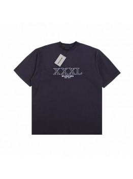 BALENCIAGA XXXL LOGO T-SHIRT BLACK