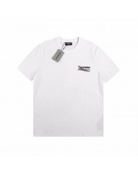 BALENCIAGA x SUPREME RED BLACK S T-SHIRT WHITE