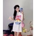 Balenciaga White T-Shirt with Paris Graphic