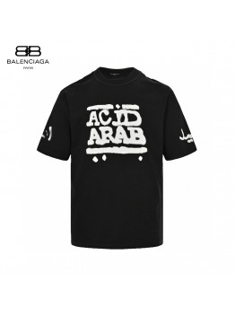 Balenciaga Acid Arab Black T-Shirt