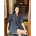 Balenciaga All-Over Logo Print Shirt (Black)