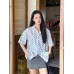 Balenciaga All-Over Logo Print Shirt (White)