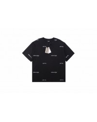 Balenciaga Allover Logo Print T-Shirt