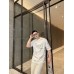 Balenciaga Allover Logo Print T-Shirt - White