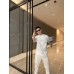Balenciaga Allover Logo Print T-Shirt - White