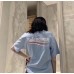 Balenciaga Basic Logo T-Shirt - Light Blue
