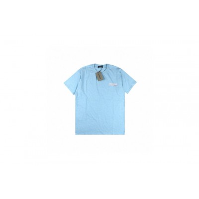 Balenciaga Basic Logo T-Shirt - Light Blue