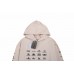 Balenciaga Beige Multilogo Hoodie