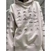 Balenciaga Beige Multilogo Hoodie