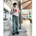 Balenciaga Beige T-Shirt with Abstract Graphic