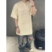 Balenciaga Beige T-Shirt with Musical Notes