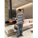 Balenciaga Black and White Striped T-Shirt