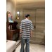Balenciaga Black and White Striped T-Shirt