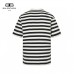 Balenciaga Black and White Striped T-Shirt
