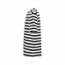 Balenciaga Black and White Striped T-Shirt