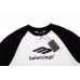 BALENCIAGA LOGO PRINT T-SHIRT BLACK WHITE