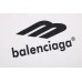 BALENCIAGA LOGO PRINT T-SHIRT BLACK WHITE