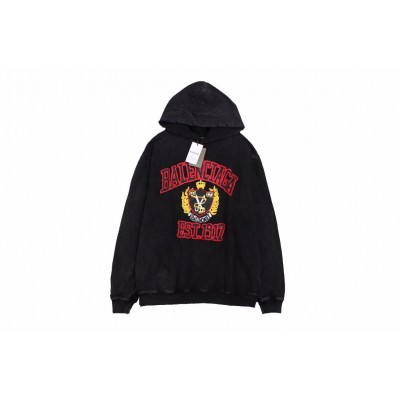 Balenciaga Black Crest Hoodie
