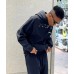 Balenciaga Black Distorted Logo Hoodie