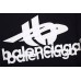 BALENCIAGA GRAPHIC LOGO HOODIE BLACK