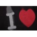 Balenciaga Black Hoodie with "I Love" Graphic