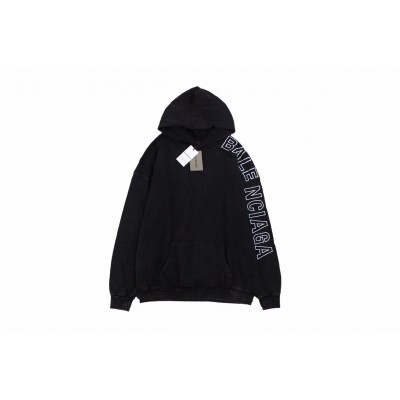 Balenciaga Black Oversized Hoodie