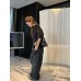 Balenciaga Black T-Shirt with Label Detail