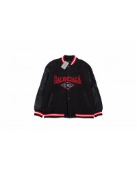Balenciaga Black Varsity Jacket
