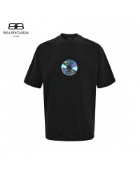 Balenciaga CD Graphic Black T-Shirt