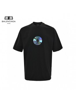Balenciaga CD Graphic Black T-Shirt