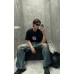 Balenciaga CD Graphic Black T-Shirt
