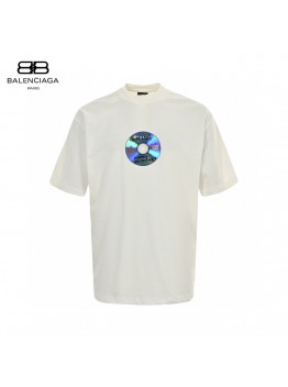 Balenciaga CD Graphic White T-Shirt