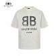 Balenciaga Cracked Logo T-Shirt (White)