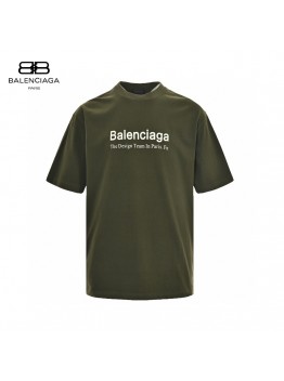 Balenciaga Design Team T-Shirt (Olive Green)