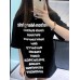 BALENCIAGA DESIGNER NAMES T-SHIRT BLACK