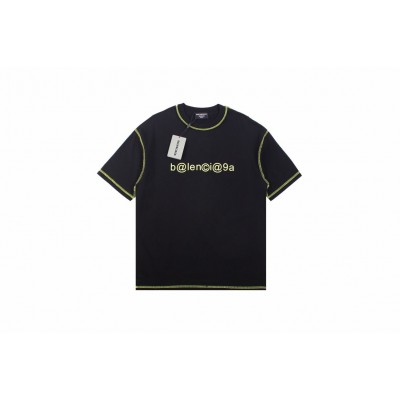 Balenciaga Digital Age Logo T-Shirt - Black