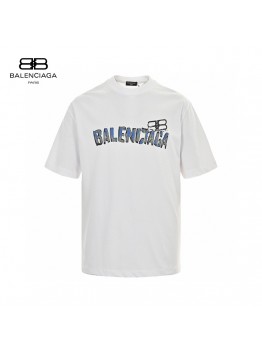 Balenciaga Distorted Logo T-Shirt