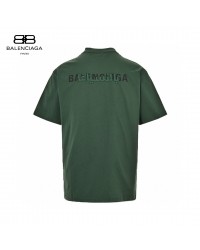 Balenciaga Distorted Logo T-Shirt (Green)