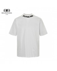 Balenciaga Distorted Logo T-Shirt (White)