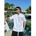 Balenciaga Distorted Logo T-Shirt (White)