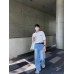 Balenciaga Distorted Logo T-Shirt (White)