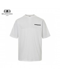 Balenciaga Distorted Logo T-Shirt (White)