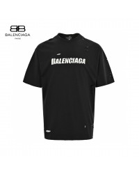 Balenciaga Distressed Logo T-Shirt