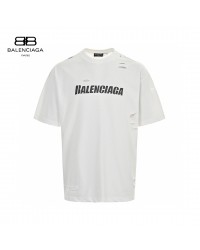 Balenciaga Distressed Logo T-Shirt