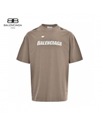 Balenciaga Distressed Logo T-Shirt