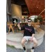Balenciaga Distressed Logo T-Shirt in Black