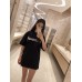 Balenciaga Distressed Logo T-Shirt in Black