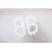 BALENCIAGA DISTRESSED LOGO T-SHIRT WHITE GREY