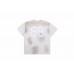 BALENCIAGA DISTRESSED LOGO T-SHIRT WHITE GREY